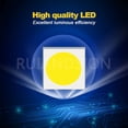 thumbnail image 6 of Ruiandsion BA9S LED Light Bulb 12V, 1.2W 270LM Non-Polarized Easy Install for Car Interior Lighting, 4-Pack, 6 of 8