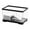 Medium Black, variant on Stgfyxgs Turtle Tank Aquarium Turtle Terrarium Tortoises Case Hatching Area Resting Sturdy Multifunctional Area Hermit Reptile Habitat Medium White