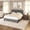 Dark Gray, variant on Artum Hill Piper Light Blue Twin Upholstered Bed with a Tufted Headboard