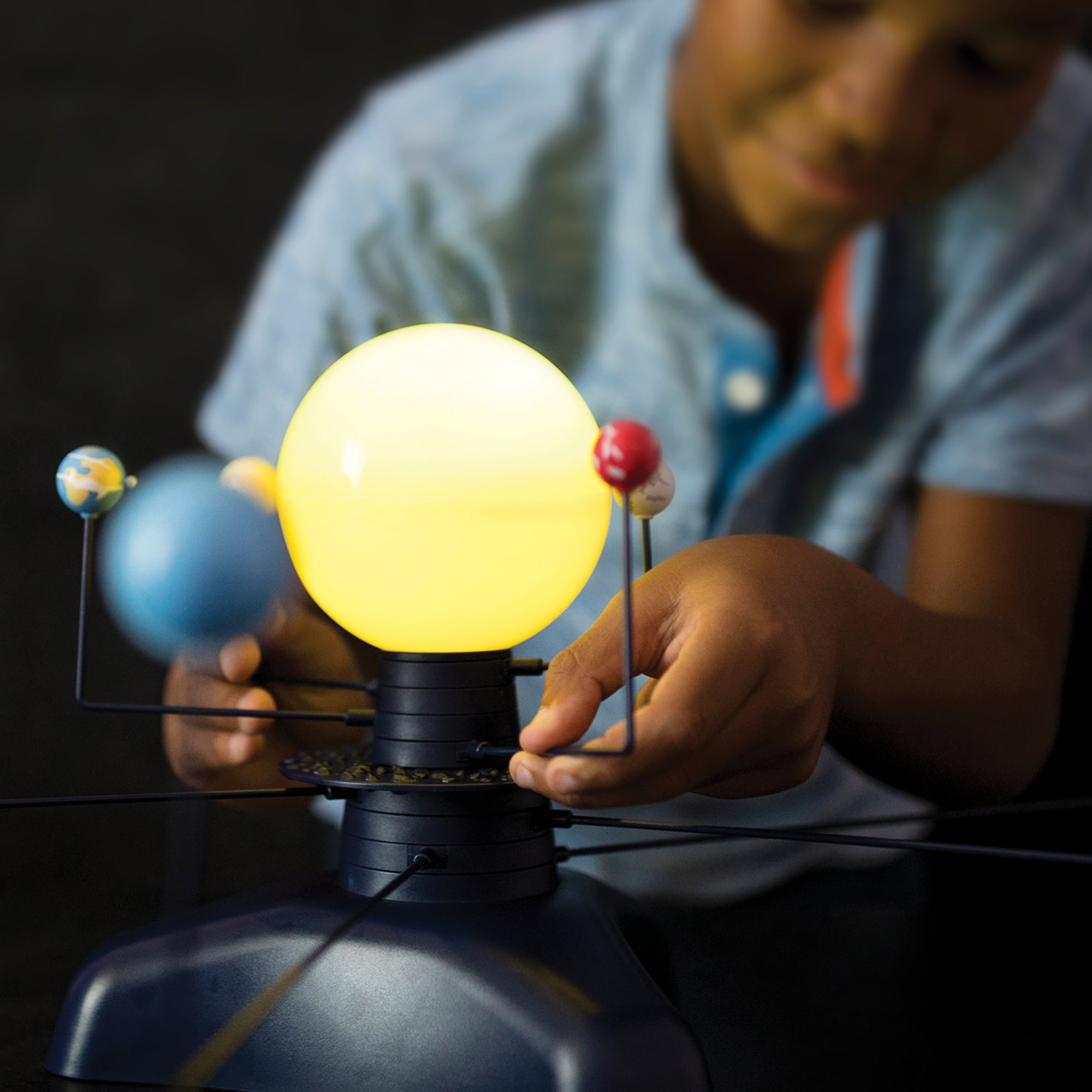 Solar System Kit Motorized Science Educational Planets Astronomy Model Light 