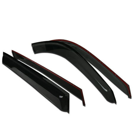 Toyota Vent Visors - Spec-D Tuning 2008-2013 4Pc Toyota Highlander Window Visors Rain Guard Vent Shade Deflector 08 09 10 11 12 13