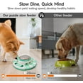 thumbnail image 4 of Dog Puzzle Toy 2 Levels, Slow Feeder, Dog Food Treat Feeding Toys for IQ Training, Dog Entertainment Toys for All Breeds 4.2 Inch Height, 4 of 12