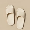 thumbnail image 4 of ibiyuan Summer House Slippers for Women Cloudies Slides for Women Dressy Shower Shoes for College Dorm Non Open Toe on Sandals Women Rubber Sole, 4 of 8