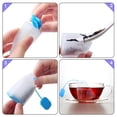 thumbnail image 3 of Infusor de té de silicona, bolsas de té reutilizables, infusor de té de hojas sueltas, filtro de té más empinado para té suelto, té suelto más empinado(Transparente + rojo rosa)(3 piezas), 3 of 5