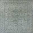thumbnail image 1 of Ahgly Company Indoor Square Mid-Century Modern Gray Oriental Area Rugs, 6' Square, 1 of 6