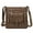 Khaki, variant on Leather Crossbody Bag with Adjustable Strap Multi-Pockets Shoulder bag for Everyday Use,Black