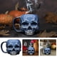 thumbnail image 1 of Tazas Taza decorativa Exquisita taza de calavera azul de Halloween Simulación de resina Configuración de mesa Taza azul, 1 of 7
