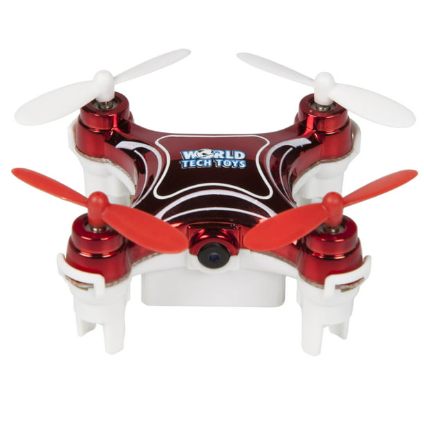 World Tech Toys Nemo 2.4GHz 4.5-Channel Camera R/C Spy Drone, Red -