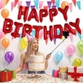 thumbnail image 5 of Happy Birthday Balloon Banner Party 16 Inch 3D Aluminum Foil Balloon kit Birthday Party Decor, 5 of 5
