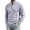 Gray, variant on cocolona Mens Turtleneck Knitted Sweater Half Zipper Long Sleeve Shirts Fall Winter Casual Warm Pullover Tops