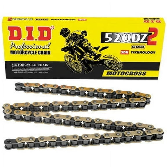 DID 520DZ 2 Gold Chain 520x120 for Ducati 620 Monster IE/Dark IE 2002-2003