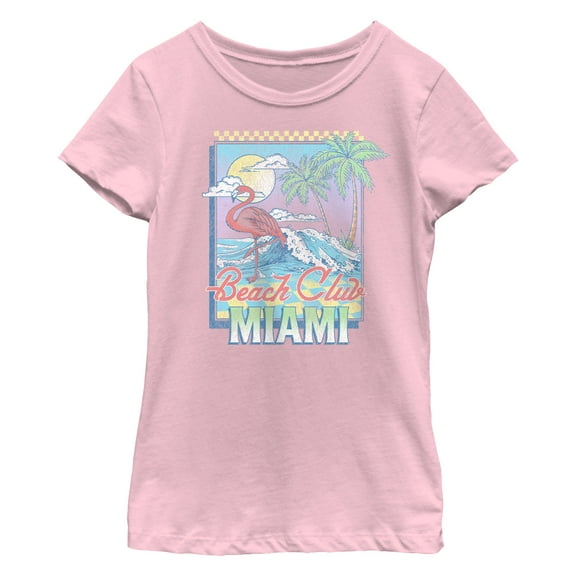 Girl's Lost Gods Flamenco Beach Club  Graphic T-Shirt