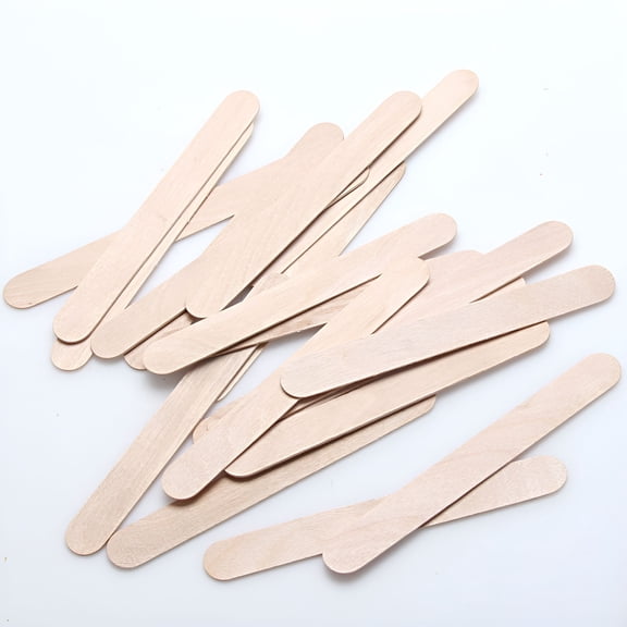 ACDANC Approx 50PCS Wooden Body Hair Removal Sticks Wax Waxing Disposable Sticks