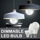 thumbnail image 2 of Bombilla LED de atenuación GU10 A60 C37 220V 5W-10W E27 E14 luz blanca cálida adecuada para lámpara de mesita de noche, estudio y sala de estar, 2 of 4