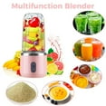 thumbnail image 5 of Clearance Juicer under $20 Portable Personal Bottle Travel Smoothie Maker Fruit Juicer Cup With 13.5 Oz Bottles 6 And USB Rechargeable Batteries For Juice Shakes, 5 of 8