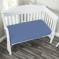 thumbnail image 3 of Everyday Kids Fitted Crib Sheet - Light Blue, 3 of 3