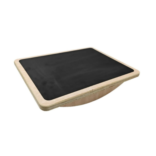 Tabla de equilibrio de madera para entrenamiento básico de porristas bajo el escritorio, fortalecimiento del núcleo para hombres Estilo A
