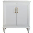 thumbnail image 2 of 30 in. Single Wooden Vanity  White Finish Cabinet Only, 2 of 11
