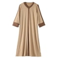 thumbnail image 2 of EnJoCho Kids Girl Musli𝗆 Abaya Dress Bell Sleeve Islami𝖼 Kaftan Eid Robe Maxi Musli𝗆 Ramadan Dress 𝖣ubai Arabic Belt Prayer Clothes, 2 of 7