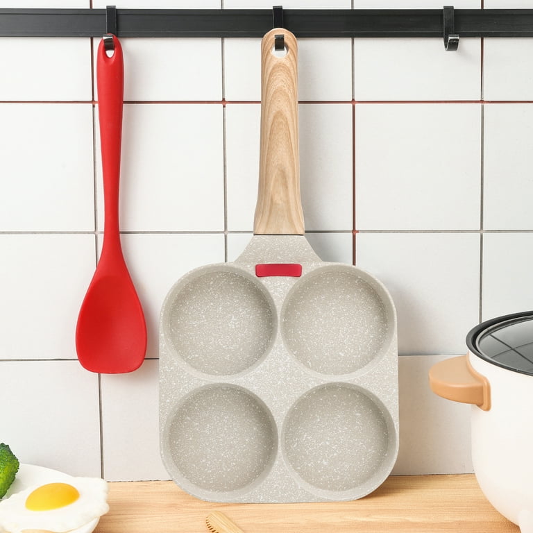 Luiisis 4-Cup Nonstick Egg Frying Pan with Spatula photo 6