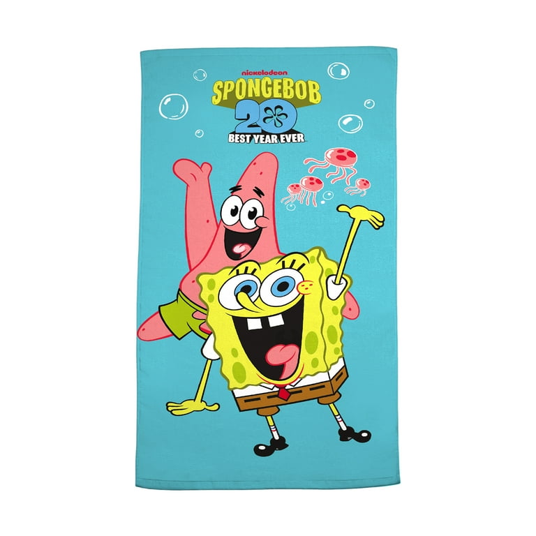 Spongebob bath towel hotsell