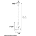 thumbnail image 3 of Maxim Lighting - Giza - 1 Light Pendant-Satin Brass Finish    -Traditional, 3 of 5