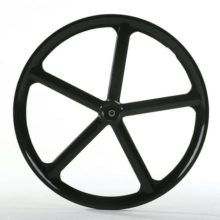 SOLOMONE CAVALLI 700c 5 Spoke All-in-one Bicycle Wheel Set Mag Wheelset for Fixie Fixed Gear Road Single (Best Fixed Wheel Bikes)