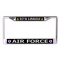 thumbnail image 1 of Royal Canadian Air Force Silver Letters Chrome License Plate Frame, 1 of 1