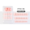 thumbnail image 2 of Seitruly Uñas postizas Perfect Matching Jelly Rubber Uña falsa Ligero Viscosidad fuerte Paster ajustable para manicura Art Juegos de manicura tipo 29 F741, 2 of 6