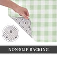 thumbnail image 3 of Kdxio Pistachio Green Checkboard,16" x 24", Non-Slip Front Door Mats,Outdoor Welcome Mat Washable, 3 of 9