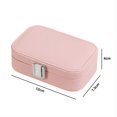 thumbnail image 5 of Double Layer Jewelry Storage Box Organizer Durable High Quality PU Leather Storage Box for Travel and Business Trips, 5 of 5