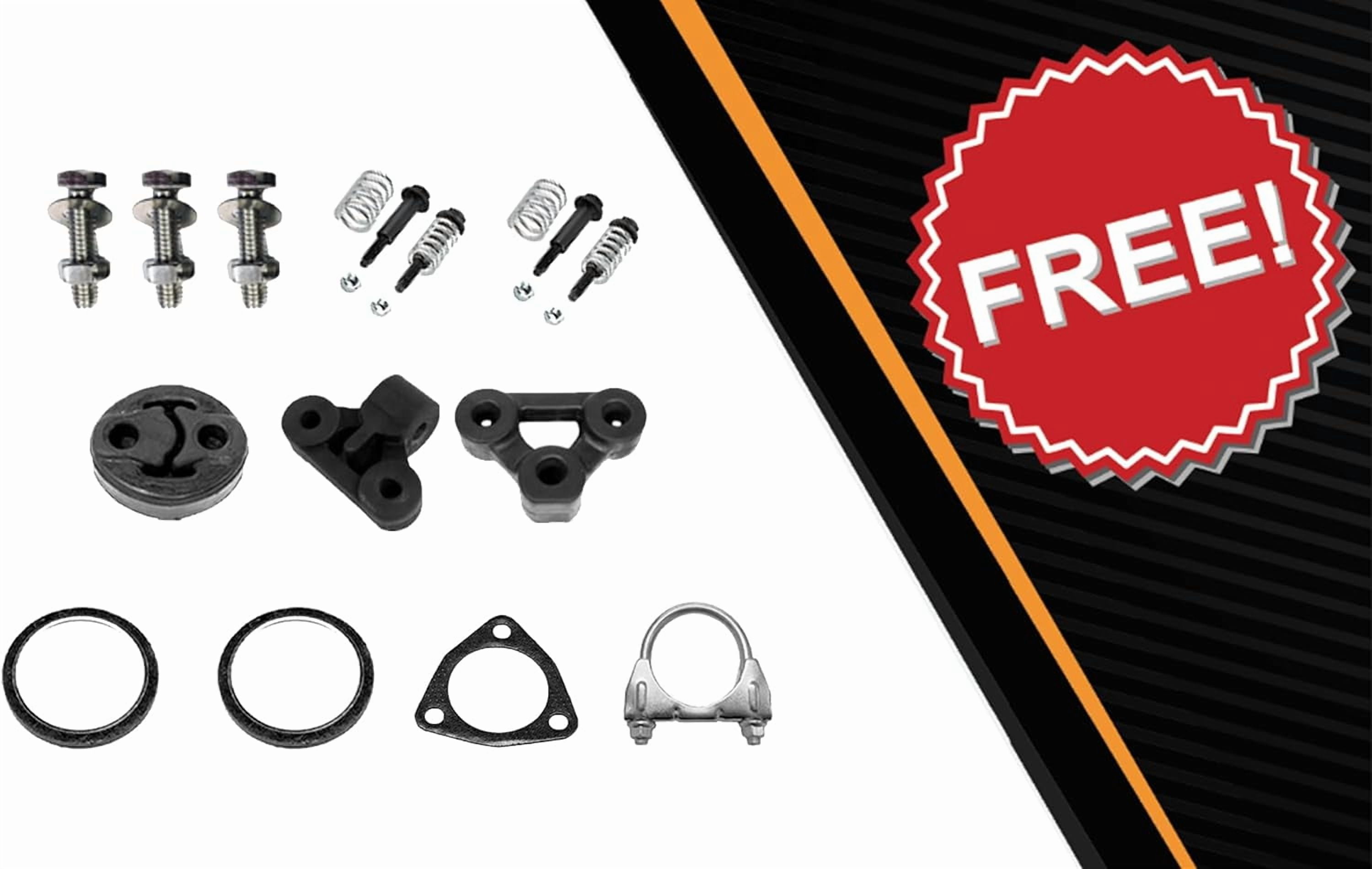 Northeastern Exhaust Manifold, Front Pipe, Resonator, Muffler Complete Exhaust System Kit Fits Honda Civic 2006–2011 1.8L 4Dr Auto Transmission – Direct Fit with EPA-Approved