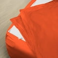 thumbnail image 2 of DNG Creations Zipper Fitted Sheet - Includes ( 1 Elastic Fitted Sheet And 1 Base Zipper On Sheet )100% Egyptian Cotton 8 Inch Deep Pocket ( Solid Orange - Twin XL ), 2 of 9