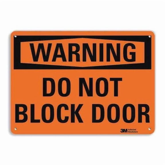 Lyle Warning Sign,10 in x 14 in,Aluminum U6-1053-RA_14X10