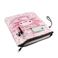 thumbnail image 3 of HELLHERO Cherry Blossoms Book Sleeve Book Organzoer Holder with Lightweight Polyester Fabric Book Carrying Case for Men Textbooks Washable 8.66 x 11.42, 3 of 8