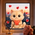 thumbnail image 7 of Uuiauoio Valentine's Day Wall Decals Removable Love Heart Wall Stickers Heart Window Stickers Anniversary Romantic Decoration for Wedding Home Party Decor, 7 of 7
