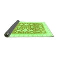thumbnail image 2 of Ahgly Company Indoor Square Oriental Green Traditional Area Rugs, 7' Square, 2 of 4