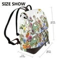 thumbnail image 2 of Yiaed Herbs and Wildflowers Print Laptop Backpack for Women Slim Computer Bag Work Travel College Backpack Purse Fits 14 Inch Notebook, 2 of 4