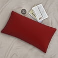 thumbnail image 7 of Disketp Maroon Pillowcase, Queen Size Pillow Cases for Bedroom,Office,Sofa, Pillow Cover with Envelope Closure - 20x36in, 7 of 7