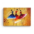 thumbnail image 3 of Startonight Canvas Wall Art Abstract - Abstract Dancers Red Blue Painting - Large Framed 32" x 48", 3 of 6