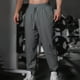 thumbnail image 1 of Pantalones largos para hombre, de color liso, informales, a la moda, ventilados, holgados, para hacer ejercicio, de poliéster., 1 of 7