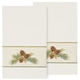 thumbnail image 2 of Linum Home Textiles 100% Turkish Cotton Pierre 2PC Embellished Bath Towel Set, 2 of 4