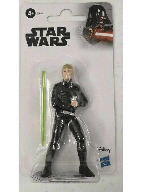 Disney Star Wars Luke Skywalker Hasbro Toy Figure 4", New 2019 w/ Lightsaber