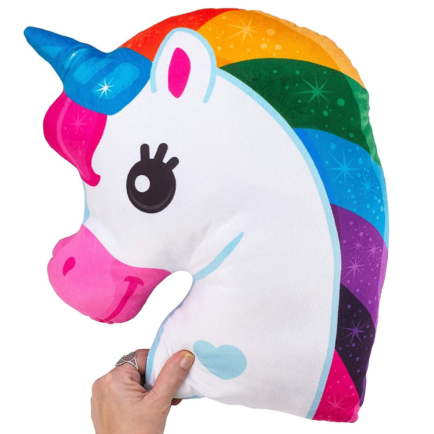 Rainbow Unicorn Plush Toy Stuff Pillow 