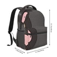thumbnail image 2 of Fotbe Vinyl Records Pattern Casual Backpack for School, Travel, and Outdoor Activities - Durable, Lightweight, and Comfortable, 2 of 5