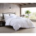 thumbnail image 2 of Swift Home Moselle 100% Yarn Dyed Cotton Ruched Waffle Weave Duvet Cover Set (Comforter Not Included) Taupe Grey - Full - Queen, 2 of 5