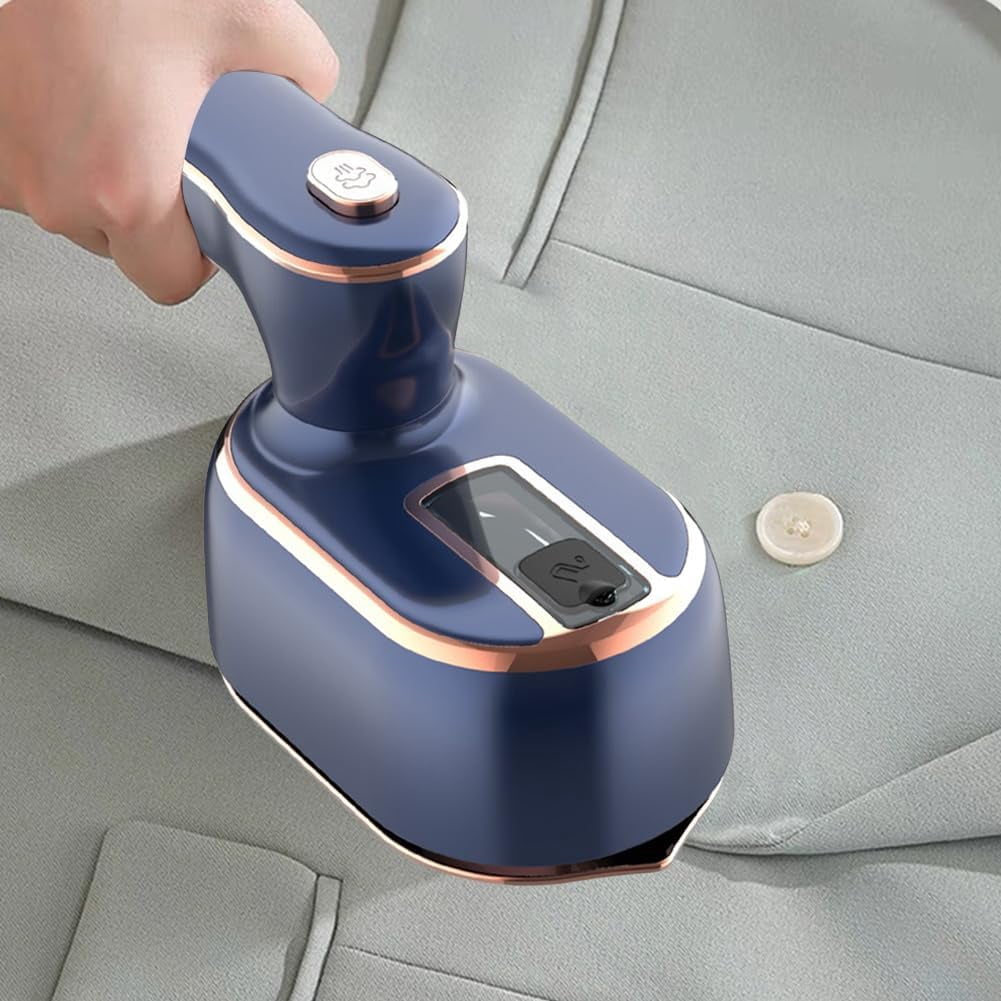 Uuiauoio Portable Handheld Garment Steam Iron, 1000w Handheld Steam Iron Travel for Clothes, Clothing Irons for College Dorm Home Sewing, Portable Travel Steam