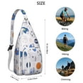 thumbnail image 2 of Sports Enthusiast Sling Backpack - Durable Crossbody Shoulder Bag with Ball Inspired Design, 2 of 4