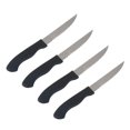 thumbnail image 1 of Mainstays 4-Piece Steak Knife Set with Soft Grip & Black Handles, 1 of 6