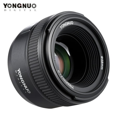 YONGNUO YN50mm F1.8 Large Aperture AF Auto Focus FX DX Full Frame Lens for (Best Full Frame Camera For The Money)